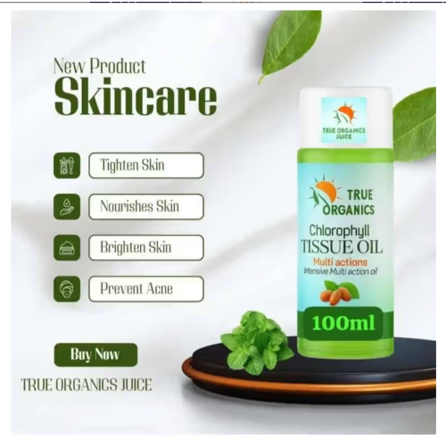 True Organics Chlorophyll Tissue Oil True Organics Chlorophyll Tissue Oil